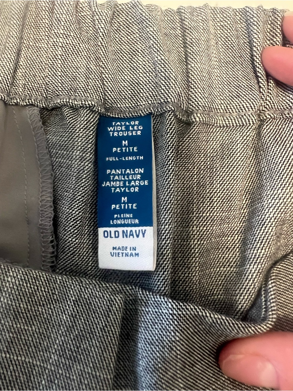 Old Navy Gray Pleated Straight Leg Trousers | 90s Corporate Chic - Picture 4 of 8